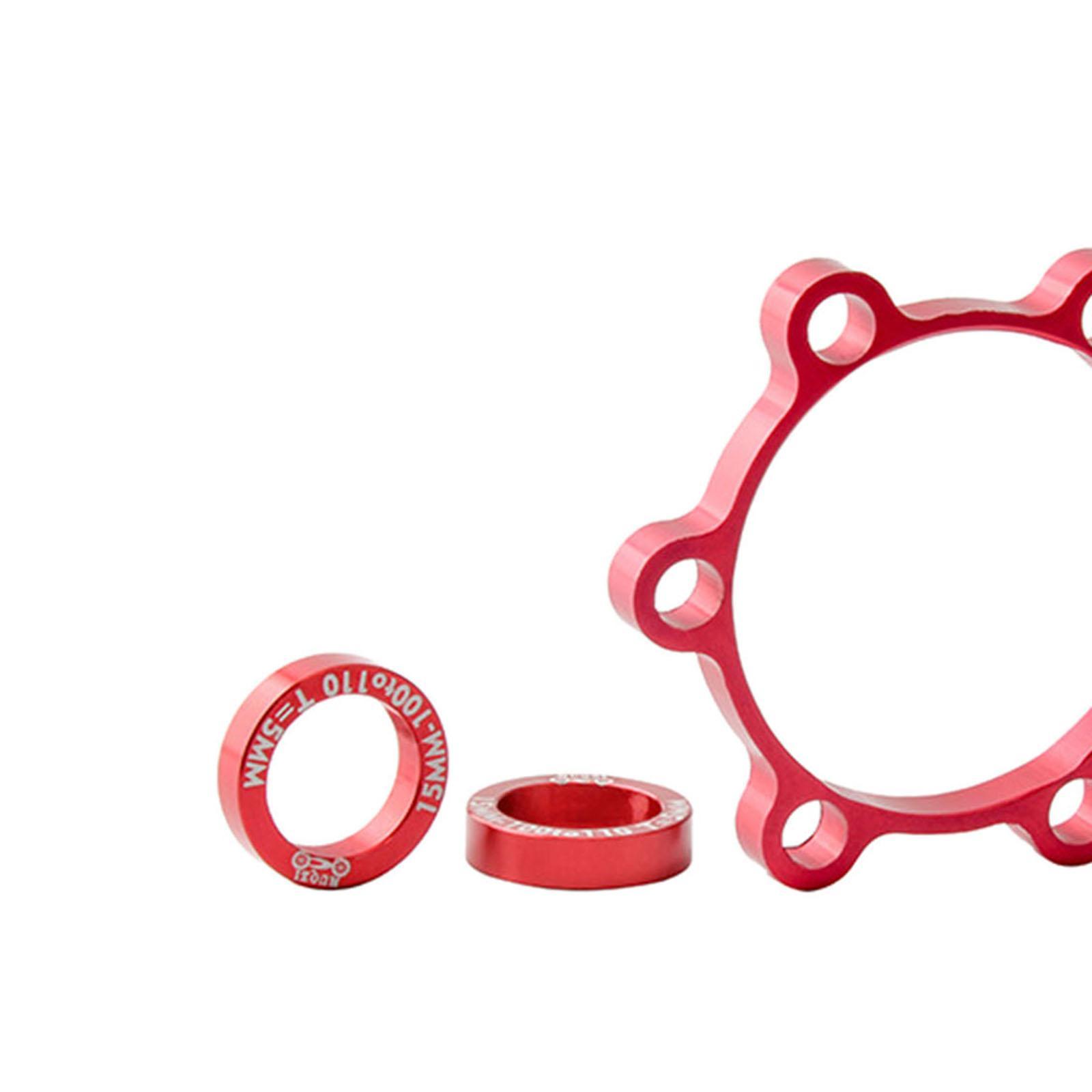 Front Rear  Boost Hub Conversion Adapter 6 Bolt Cycling Parts 5mm Red