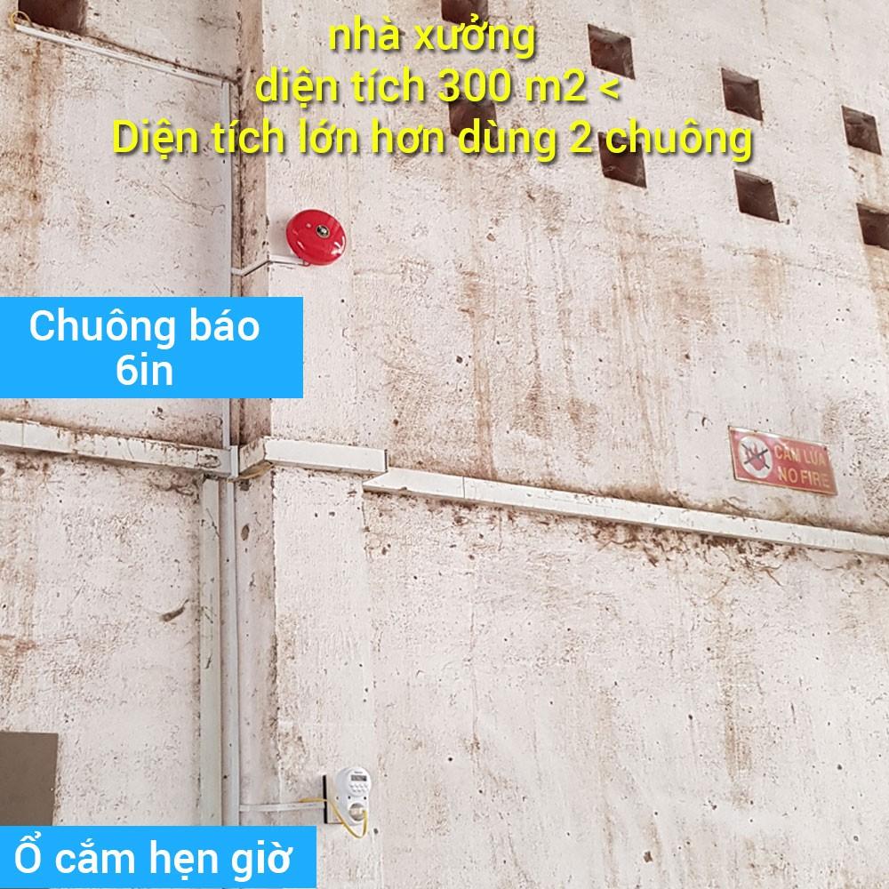 Bộ chuông hẹn giờ báo làm việc cho trường học, nhà xưởng