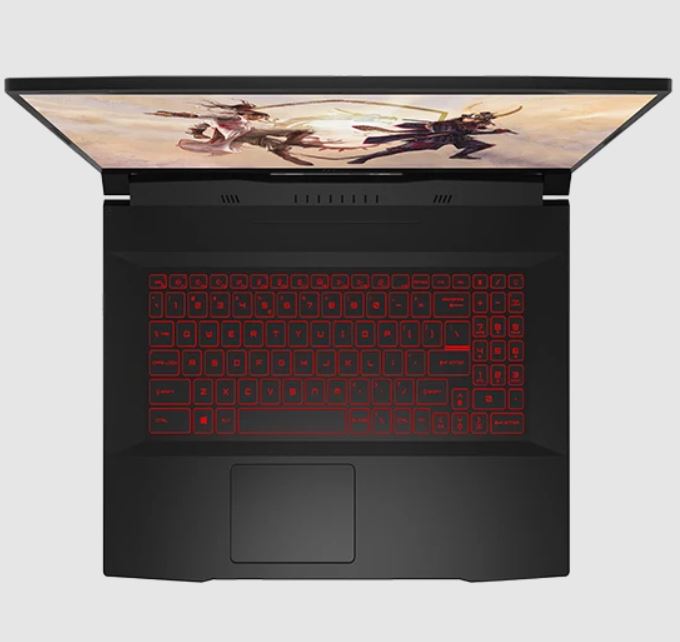 Laptop MSI Gaming Katana GF76 11UE-446VN (i7-11800H Gen 11th | 16 GB DDR4 | SSD 512GB PCIe | VGA RTX 3060 6GB GDDR6 | 17.3 FHD IPS 144Hz | Win11|Black) - Hàng Chính hãng