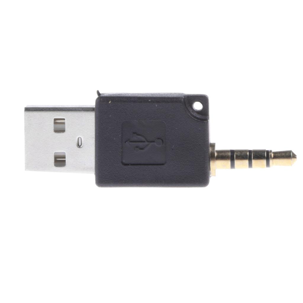 Portable USB 2.0 to 3.5mm Adapter for Apple iPod Shuffle 1st 2nd Generation