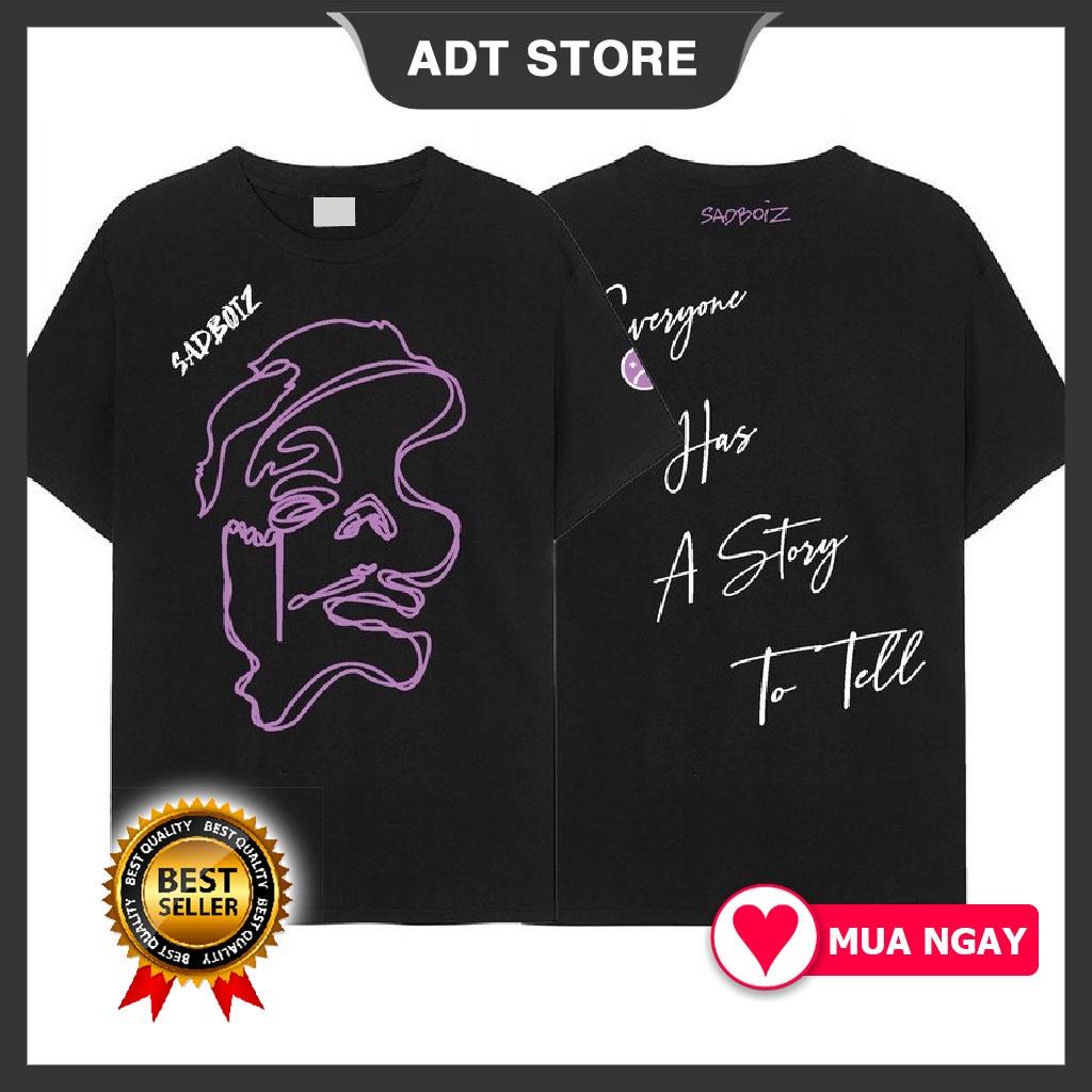Áo thun Unisex form rộng SADBOIZ nam nữ đọc đẹp cực HOT giá rẻ