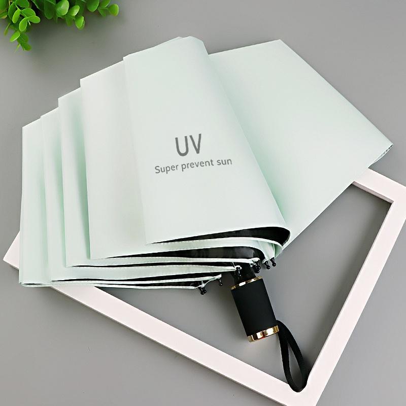 Ô Che Mưa - Dù Che Mưa Che Nắng Cao Cấp 8 Nan Gấp Gọn Cỡ Lớn Chống Tia UV 2 gấp gọn