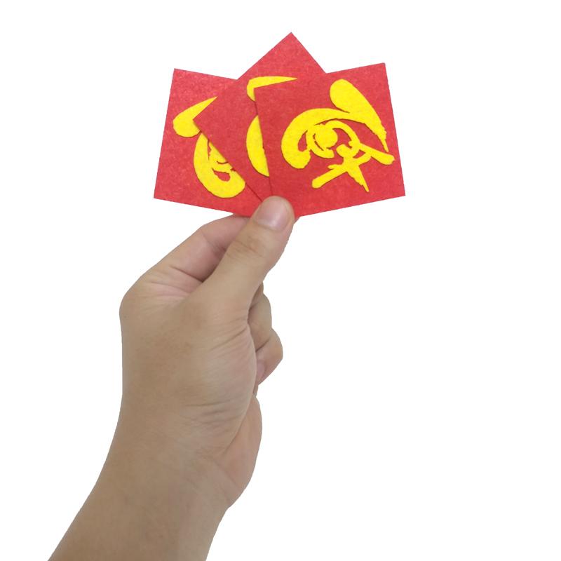 Bộ 3 Chữ "Tết" Thư Pháp 6 cm - Vinacraft - Hình Thoi