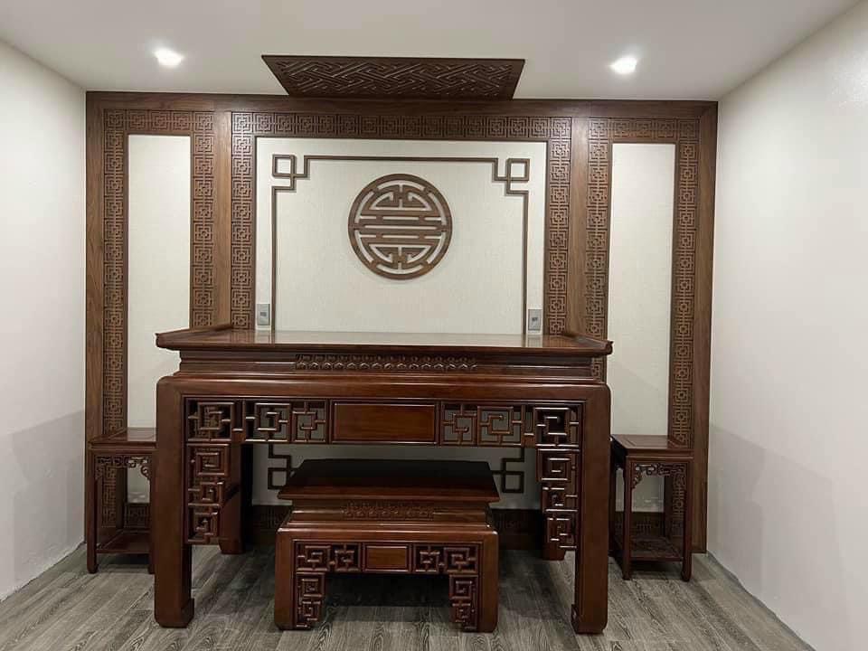 Bàn thờ gỗ sồi 157cm