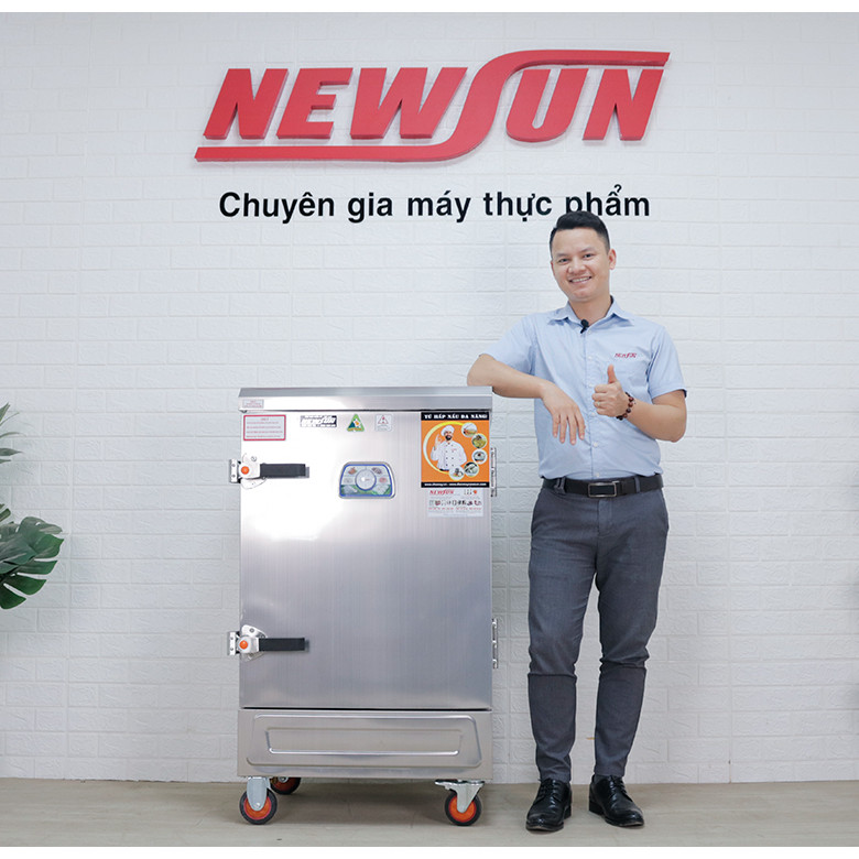 Tủ Hấp Giò Chả,Thực Phẩm 40 Kg/Mẻ Dùng Điện 8Khay Nhập Khẩu NEWSUN, Năng Suất Cao - Hàng Chính Hãng