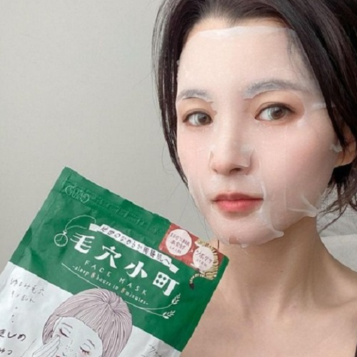 Mặt Nạ Giấy Chống Lão Hóa Tái Tạo Phục Hồi Da Kosé Clear Turn Komachi Smoothing Face Mask (7 Tấm)