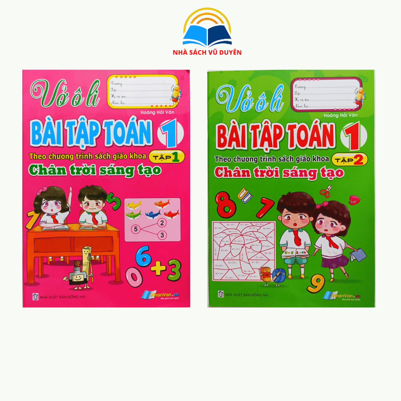 Sách - Combo 6 Cuốn Bài Tập Lớp 1 Chân Trời Sáng Tạo – Vở Luyện Viết, Toán, Tiếng Việt, Phiếu Bài Tập Cuối Tuần