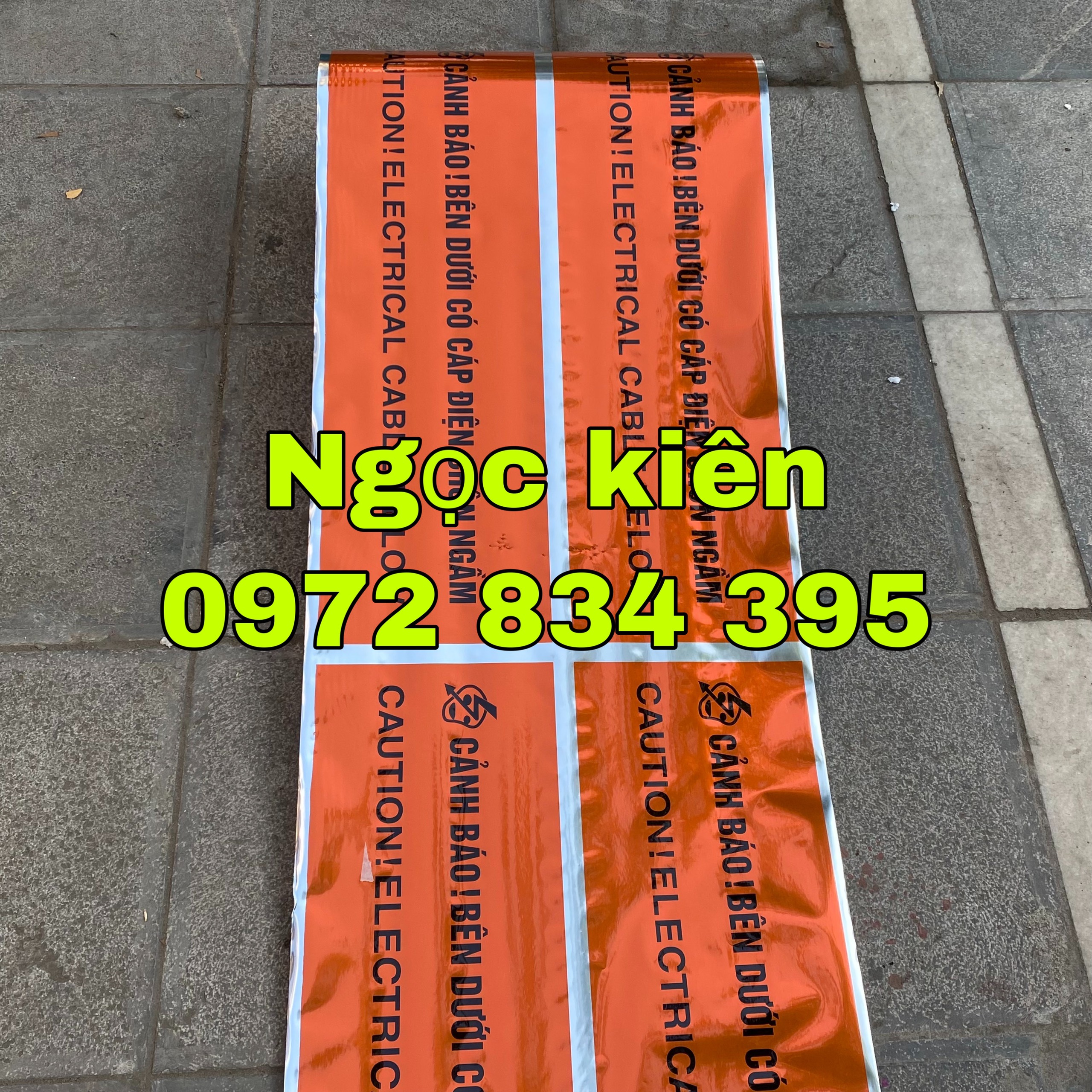 BĂNG CẢNH BÁO NGẦM ĐIỆN LỰC BẢN 50CM X 500 MÉT