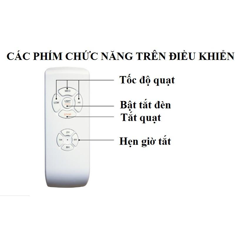 Điều Khiển Từ Xa Cho Quạt Trần Đèn Cao Cấp - Bộ Mạch kèm tay Điều Khiển Quạt trần