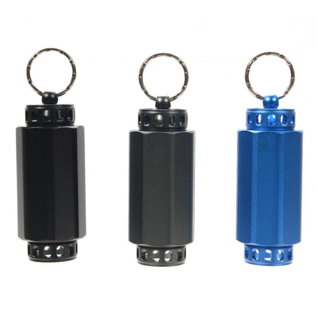 Outdoor Survival Aluminium Cases Waterproof Capsule Sealed Bottle