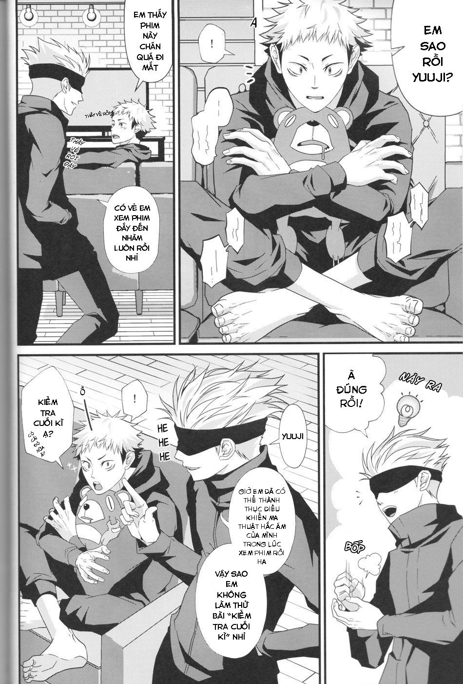 bài kiểm tra cuối kỳ của thầy gojo chapter 0 3