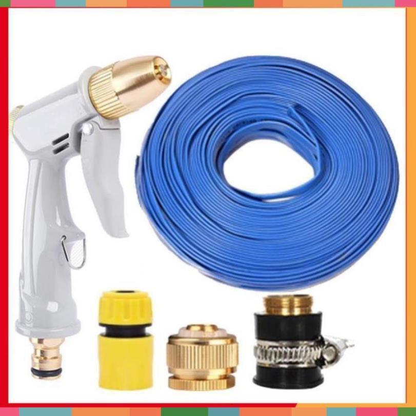 Bộ dây vòi xịt nước tưới cây rửa xe,tăng áp 3 lần, loại 20m  206846