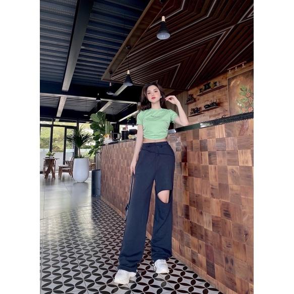 SET THỂ THAO CROPTOP - ẢNH SÀN CHỤP CẬN VẢI - THUN COTTON DÀY ĐẸP