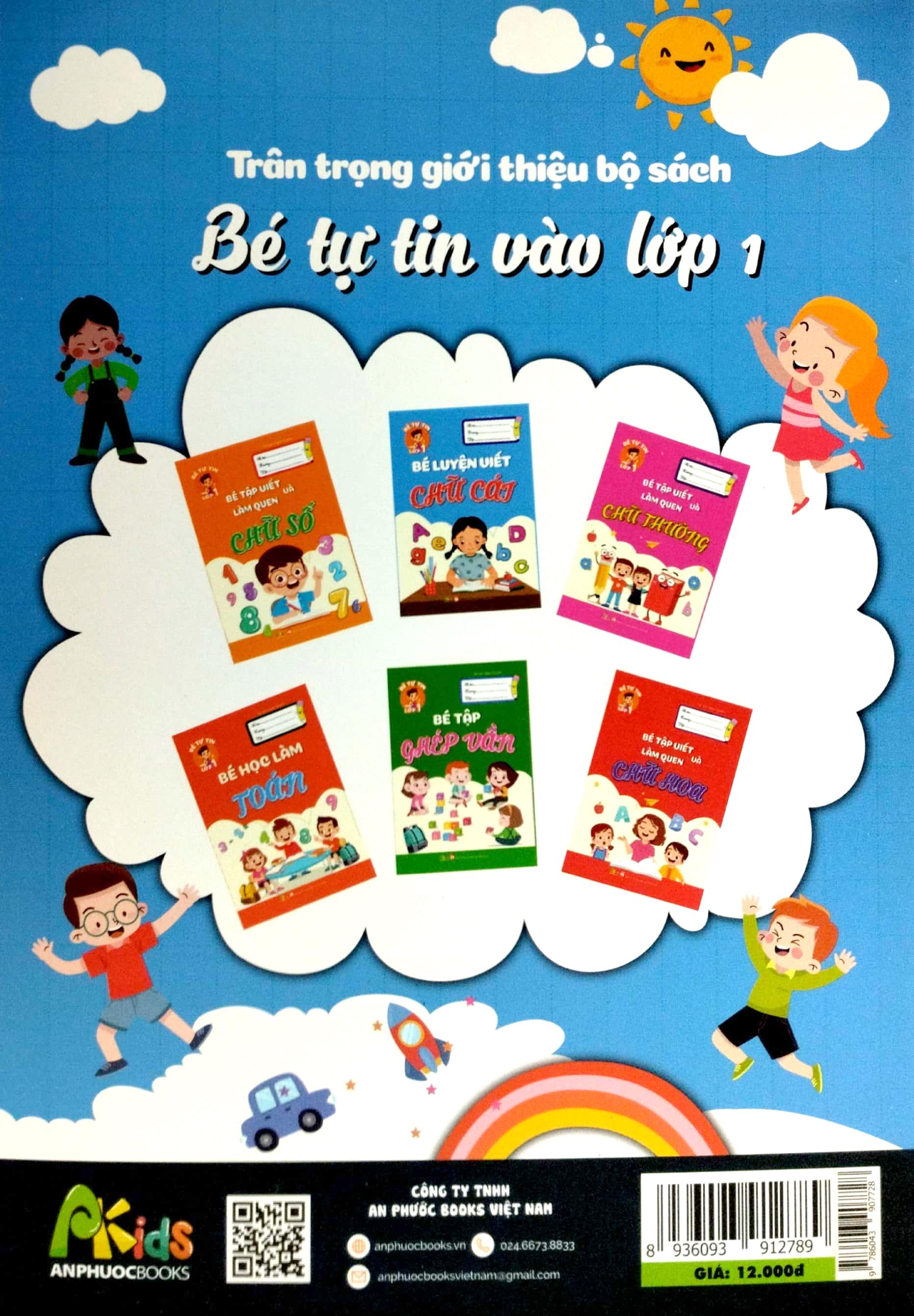 Bé Tự Tin Vào Lớp 1 - Bé Luyện Viết Chữ Cái