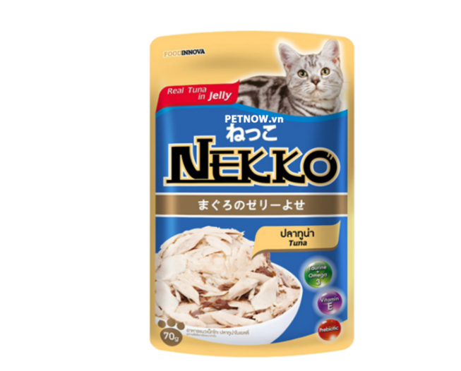 Pate Nekko Jelly dạng thạch cho mèo đủ vị - 70g