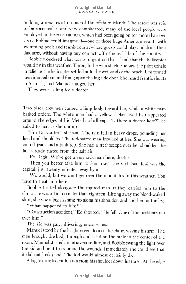 Sách ngoại văn: Jurassic Park