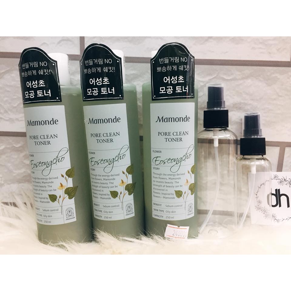 ￼TONER Nước Hoa Hồng Mamonde diếp cá