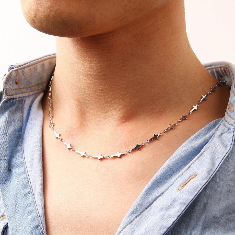 Dây chuyền titan thánh giá siêu phẩm D85