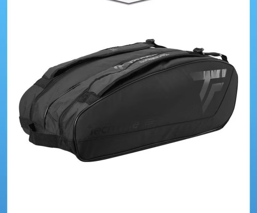 ￼Túi đựng vợt tennis Tour Endurance Ultra Black 12R - Chất liệu bạt chống thấm, 3 ngăn, kích thước 75x28x34,5cm - Bag