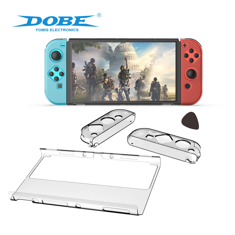 Bao Case Trong Suốt PC Crystal Dobe bảo vệ cho Nintendo Switch OLED - Hàng Nhập Khẩu