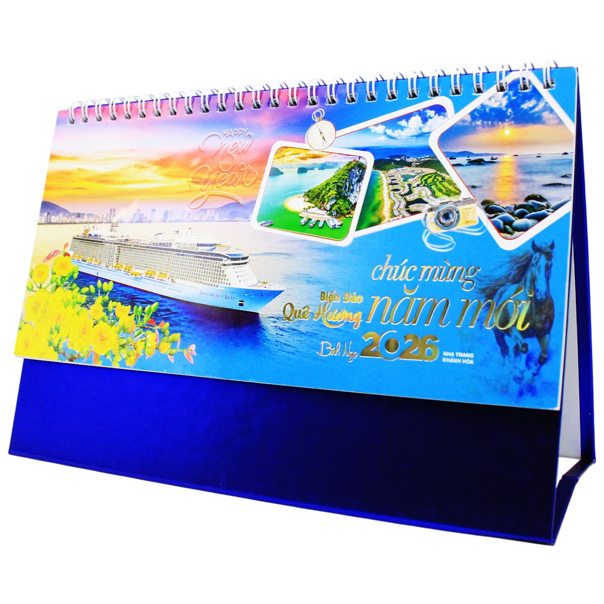 Lịch Để Bàn Chữ A - Biển Đảo Quê Hương - NST 71A
