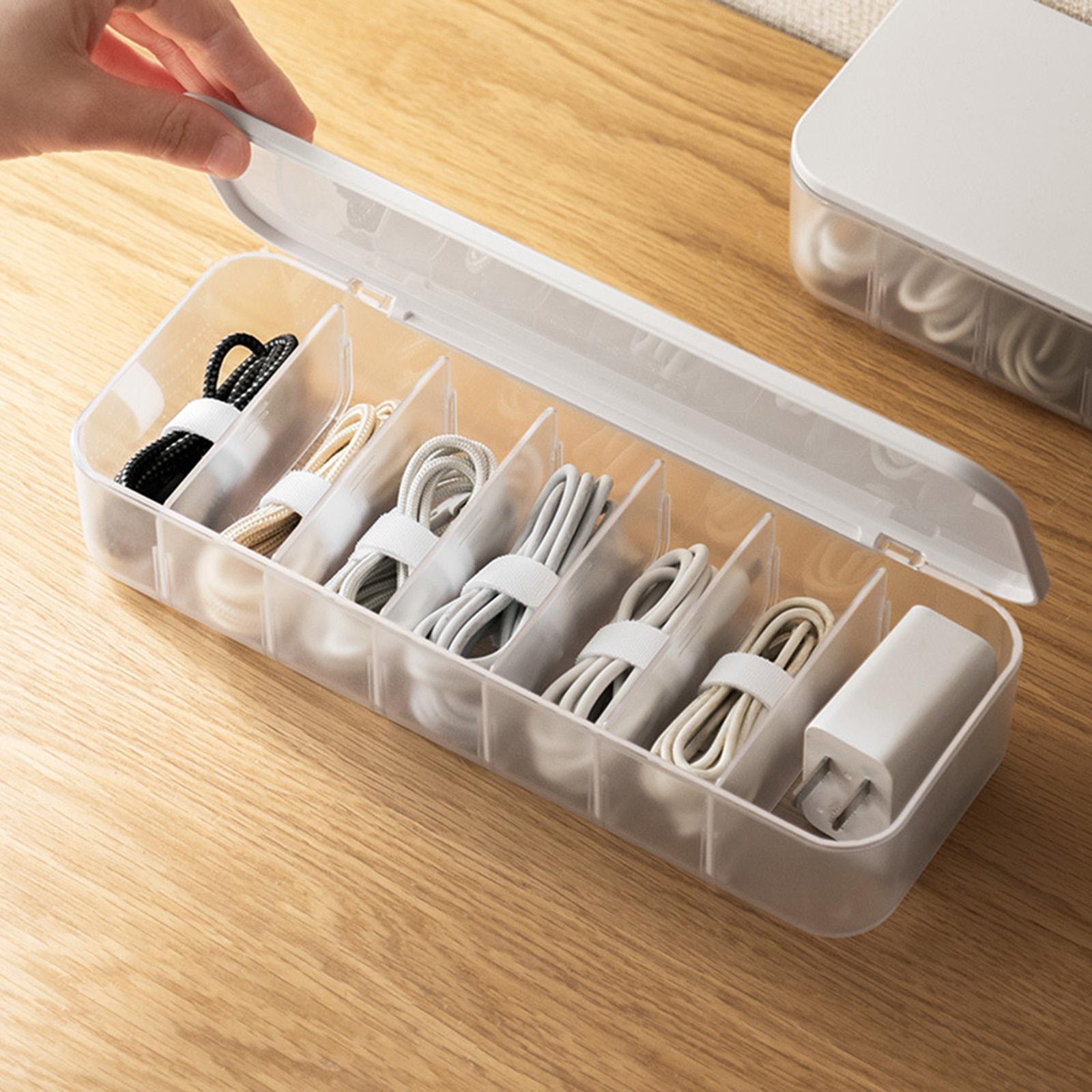 Data Cord Organizer Portable Desktop Cable Organizer for Home Drawer Office