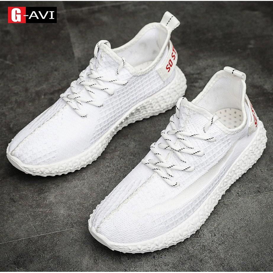 Giày nam sneaker Full box, giày thể thao vải dệt kiểu dáng trẻ trung, năng động chất liệu cao cấp bền đẹp Avi328