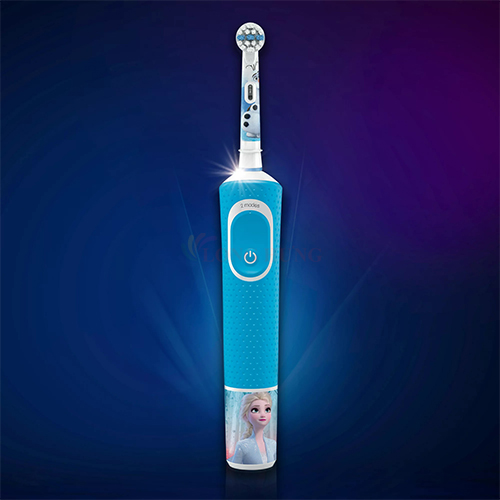 Bàn chải điện trẻ em Oral-B Vitality 100 Disney Travel Case Frozen II Pro 3+ D100.413.2KX - Hàng chính hãng