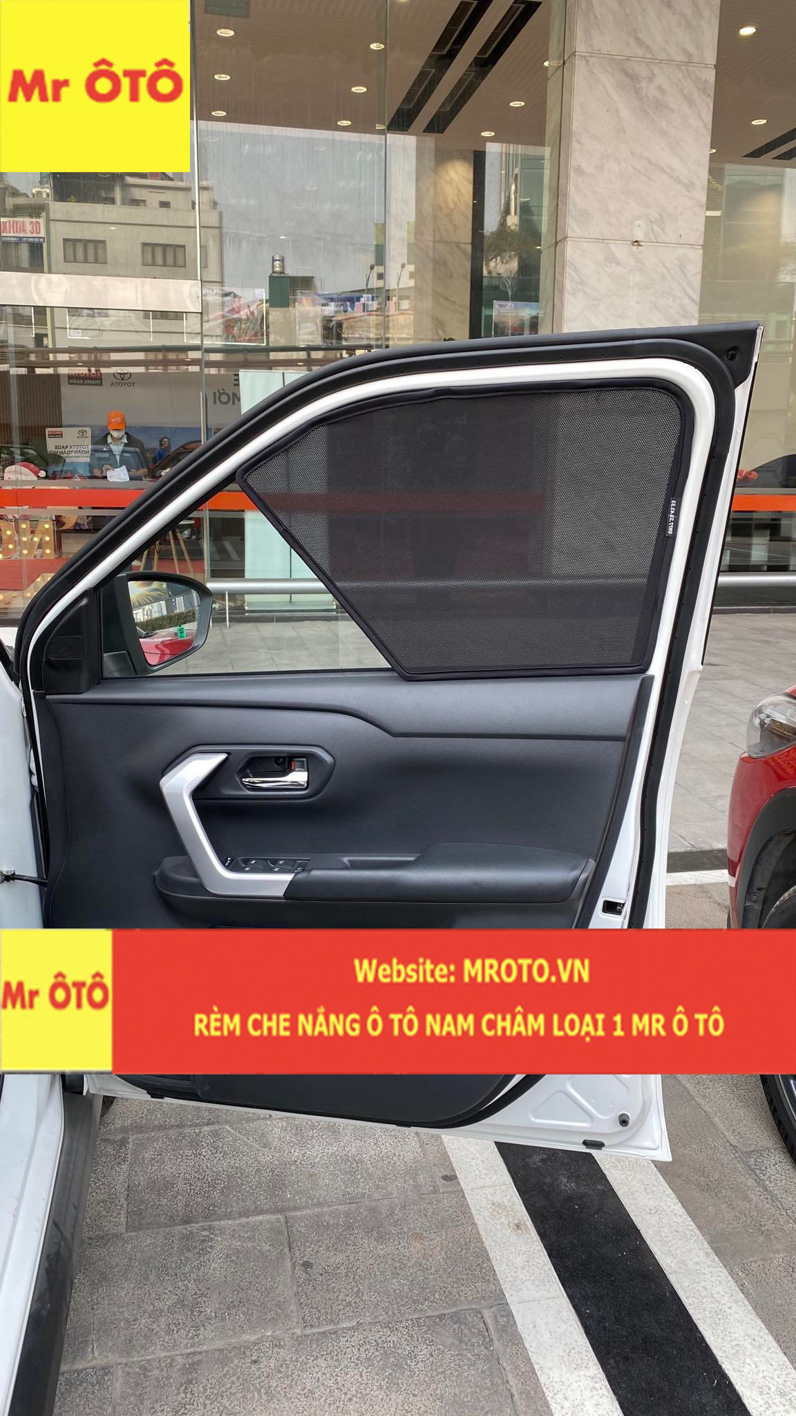 Rèm Che Nắng Xe Toyota Raize Hàng Loại 1 Chuẩn From, Dày Dặn