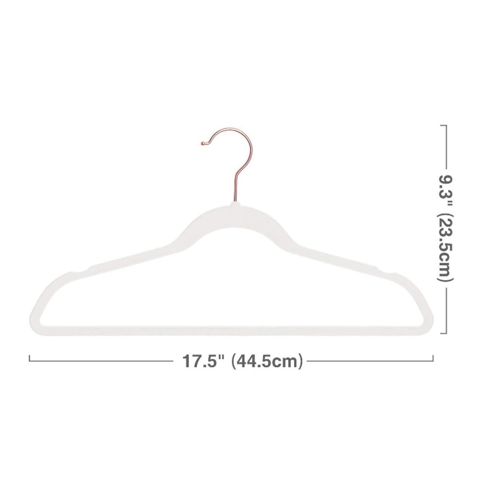 10x Coats Racks Trouser Non Slip Clothes Hangers for Cloakroom Nursery