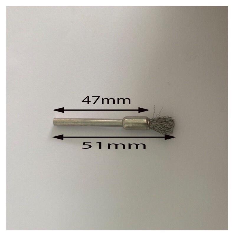 Chổi sợi thép,đánh rỉ cho máy mài trục 3mm