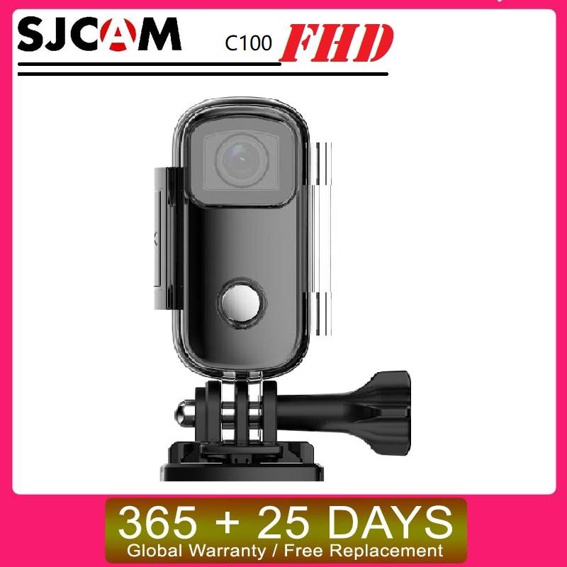 SJCAM C100 Mini Thumb Camera 1080p 30fps H.265 12MP NTK96672 Chipset 2.4GHz WiFi 30M Case Waterproo