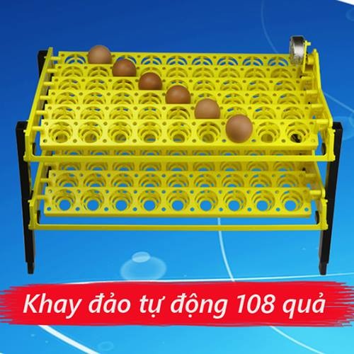 Khay đảo trứng tự động 108 quả