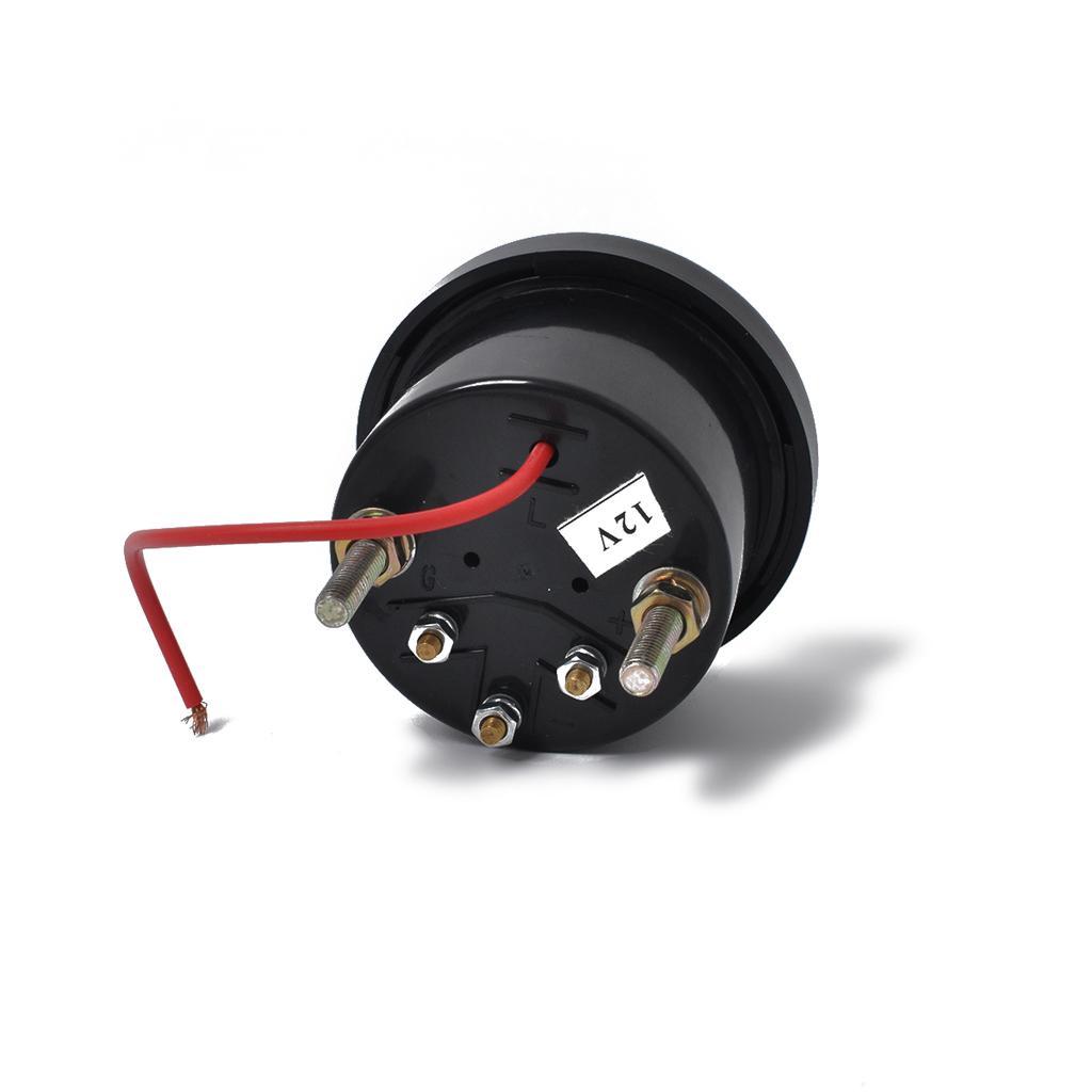 2" Marine Fuel Gauge E-1/2-F Boat Fuel Level Indicator 12V 350mm Sensor