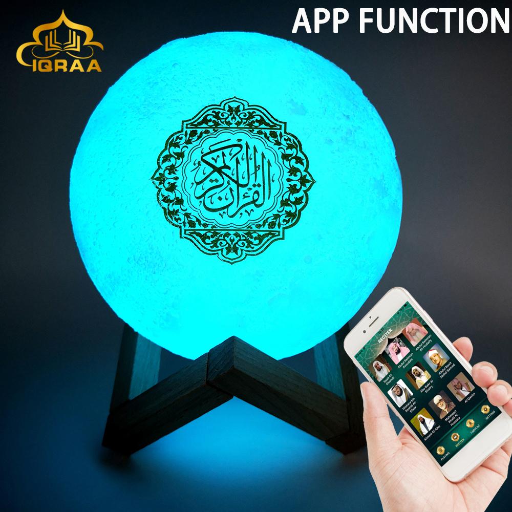 Ứng dụng mới Qur'an Bluetooth Loa điều khiển từ xa đầy màu sắc Đèn LED ánh trăng nhỏ Color: SQ-510