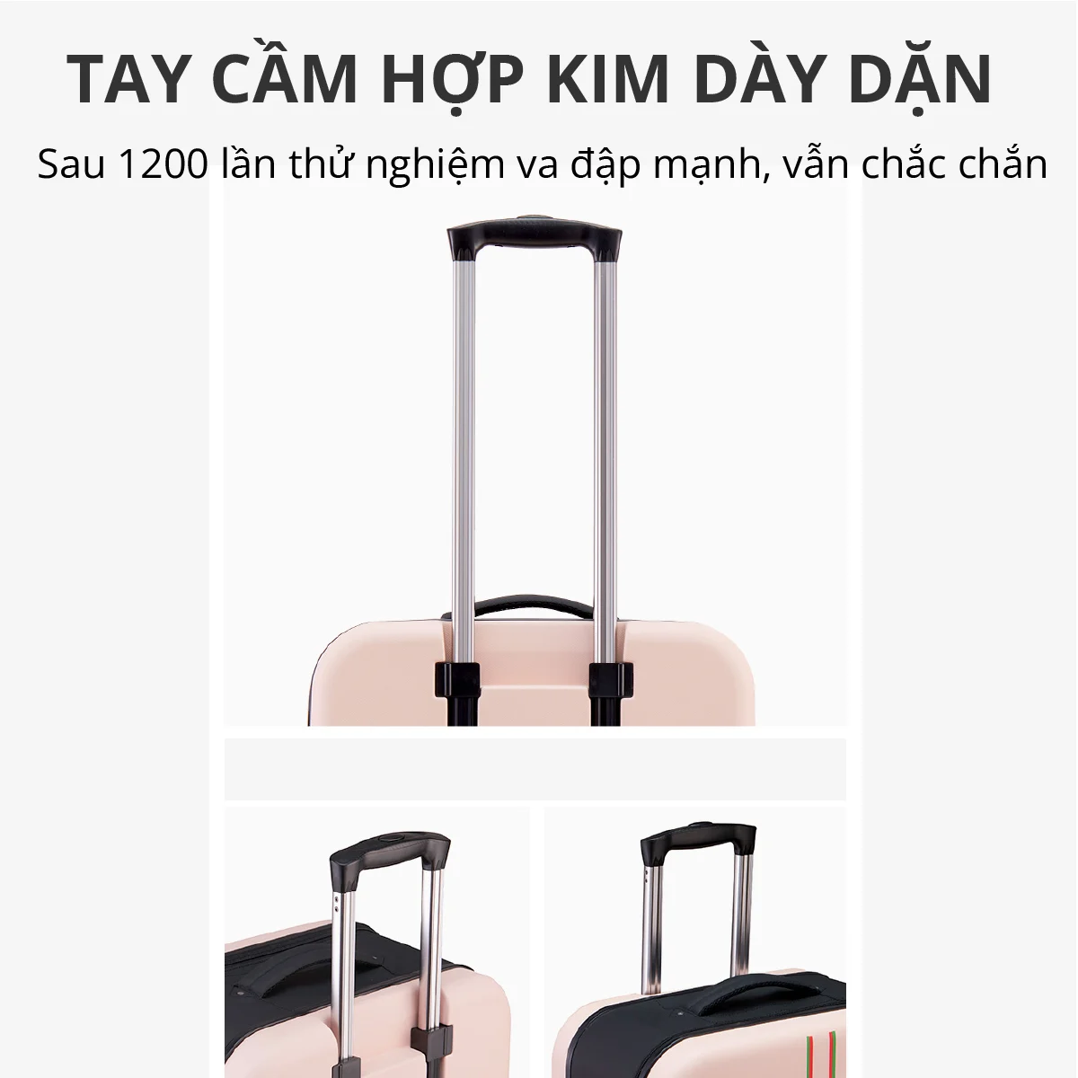 Vali du lịch xếp gọn tiết kiệm không gian Kachi MK355 size 20" / 24" với 4 màu - Hàng chính hãng