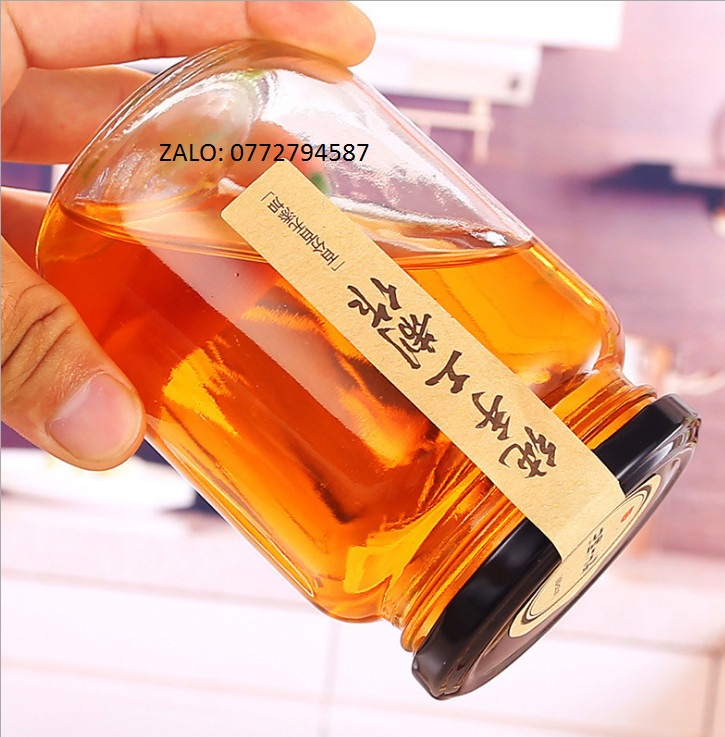 Hũ Thủy Tinh Tròn Trụ Nắp Thiết | Tùy Chọn Dung Tích