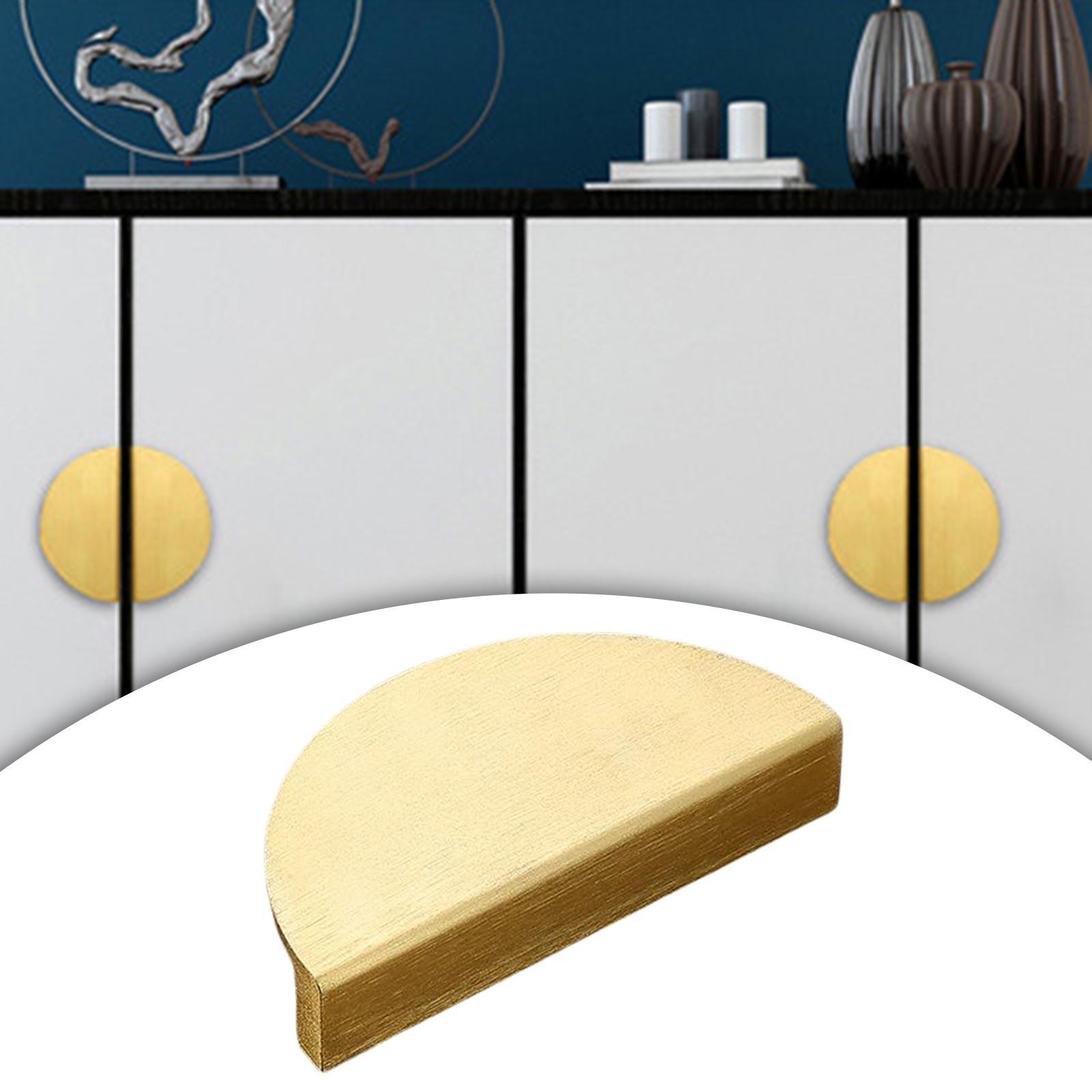 Half Moon Pull Cabinet Handle Drawer Pull Knob Kitchen Furniture Hardware