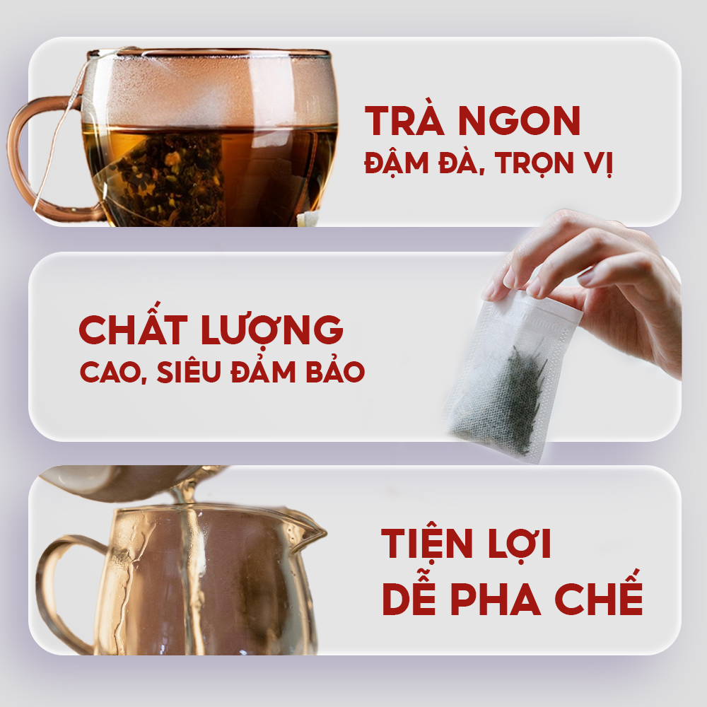 Trà Thảo Mộc Linh Chi - Bảo Long - Hàng Chính Hãng