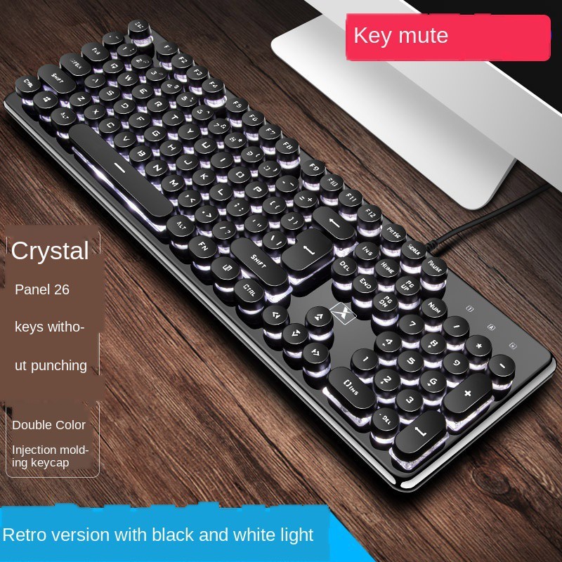 Bàn Phím Giả Cơ Có Dây Game Thủ Classic K620 LED