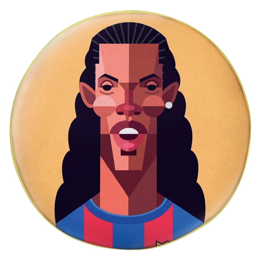 Gối tròn Ronaldinho - GOST113