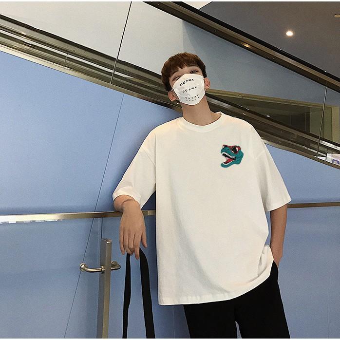 FreeShip Đơn 50K ️ Siêu Phẩm 2020 ️ Áo thun nam nữ in hình khủng long cá tính vải dày mịn đẹp 20T2835