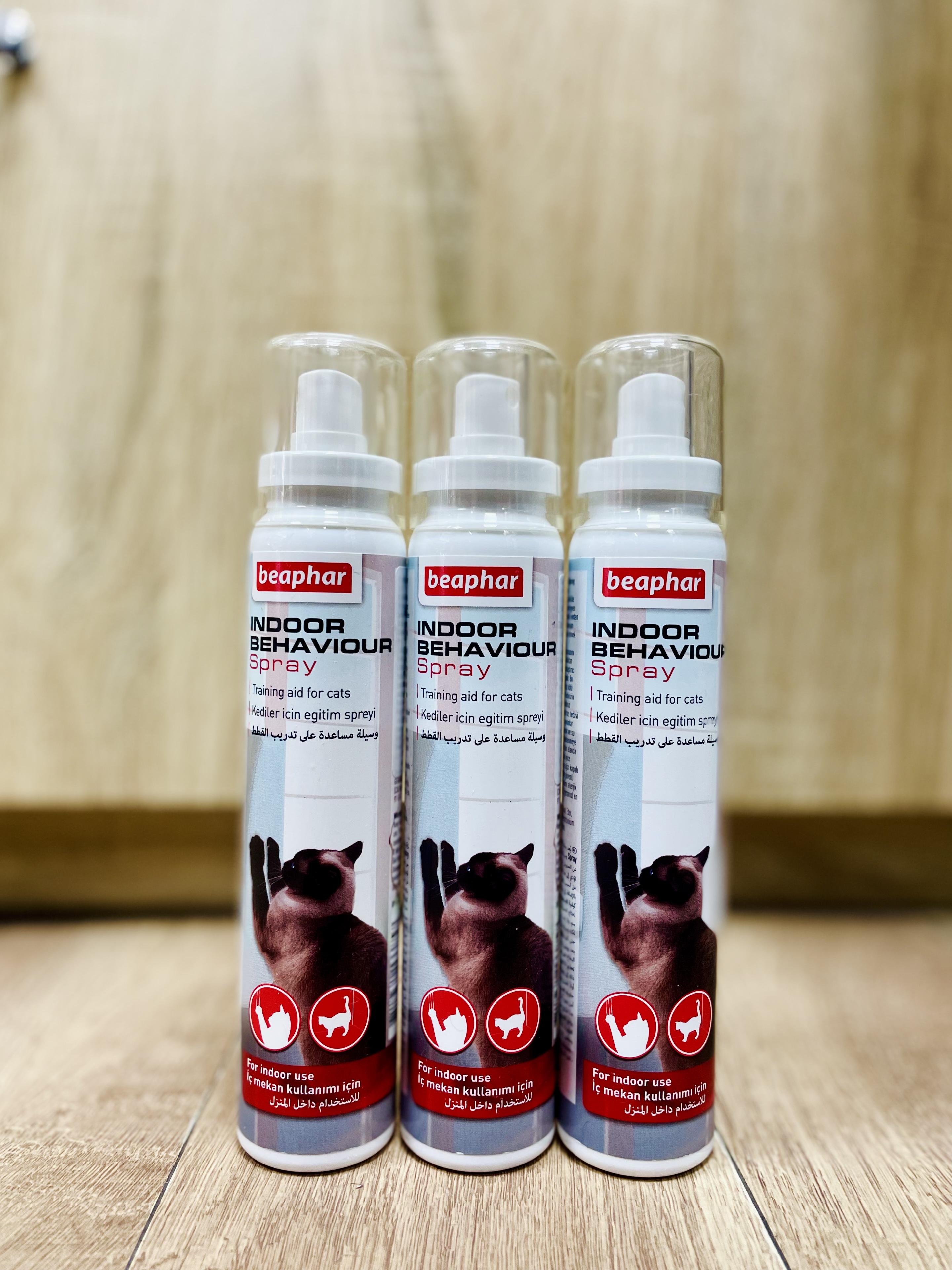 ￼Bình xịt chống chó mèo phá đồ Beaphar Indoor Behaviour Spray