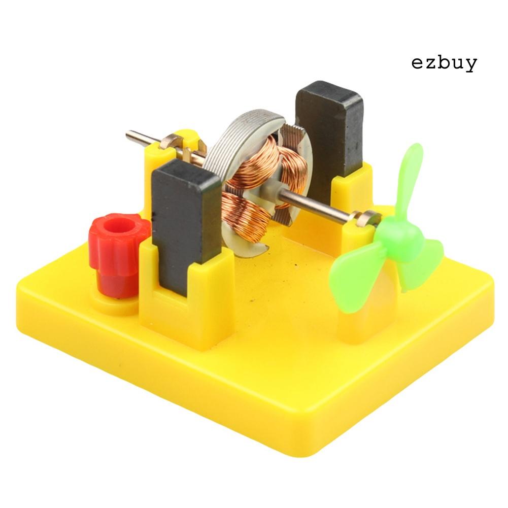 EY-Small Direct-Current Motor Model with Fan Physical Circuit Experiment Kids Toy