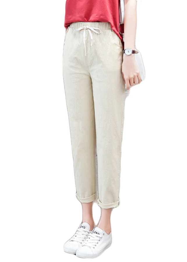 Quần Baggy Nữ Thô Đũi