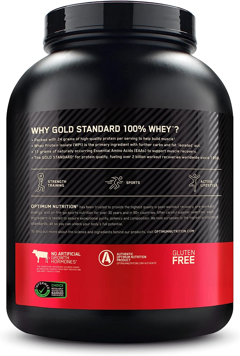 Thực Phẩm Bổ Sung Optimum Nutrition Gold Standard 100% Whey 5lb (2.27kg)