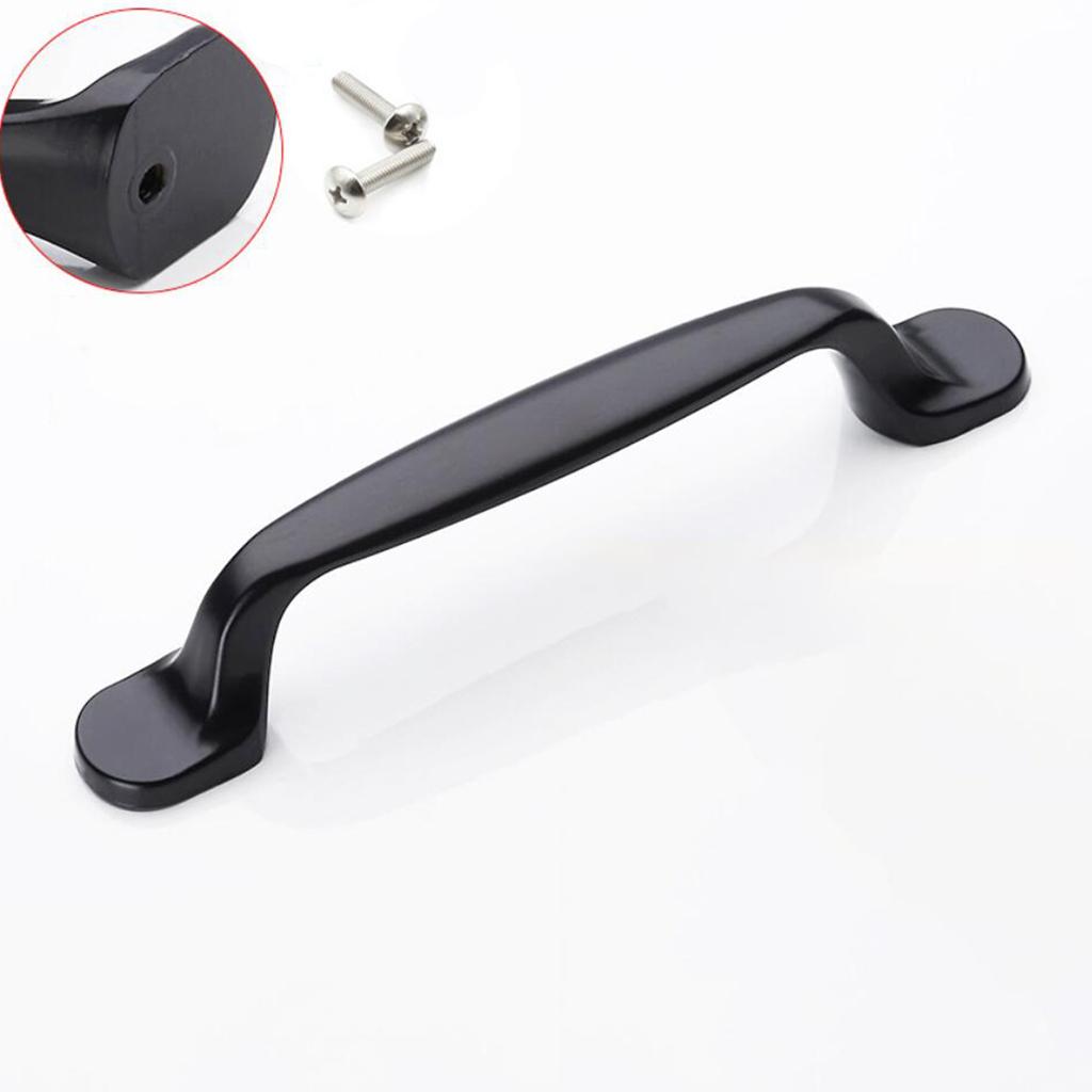 Tủ Hợp Kim Màu đen Tủ Cửa Kéo Xử Lý đồ Nội Thất Gia đình Phần Cứng Cửa
