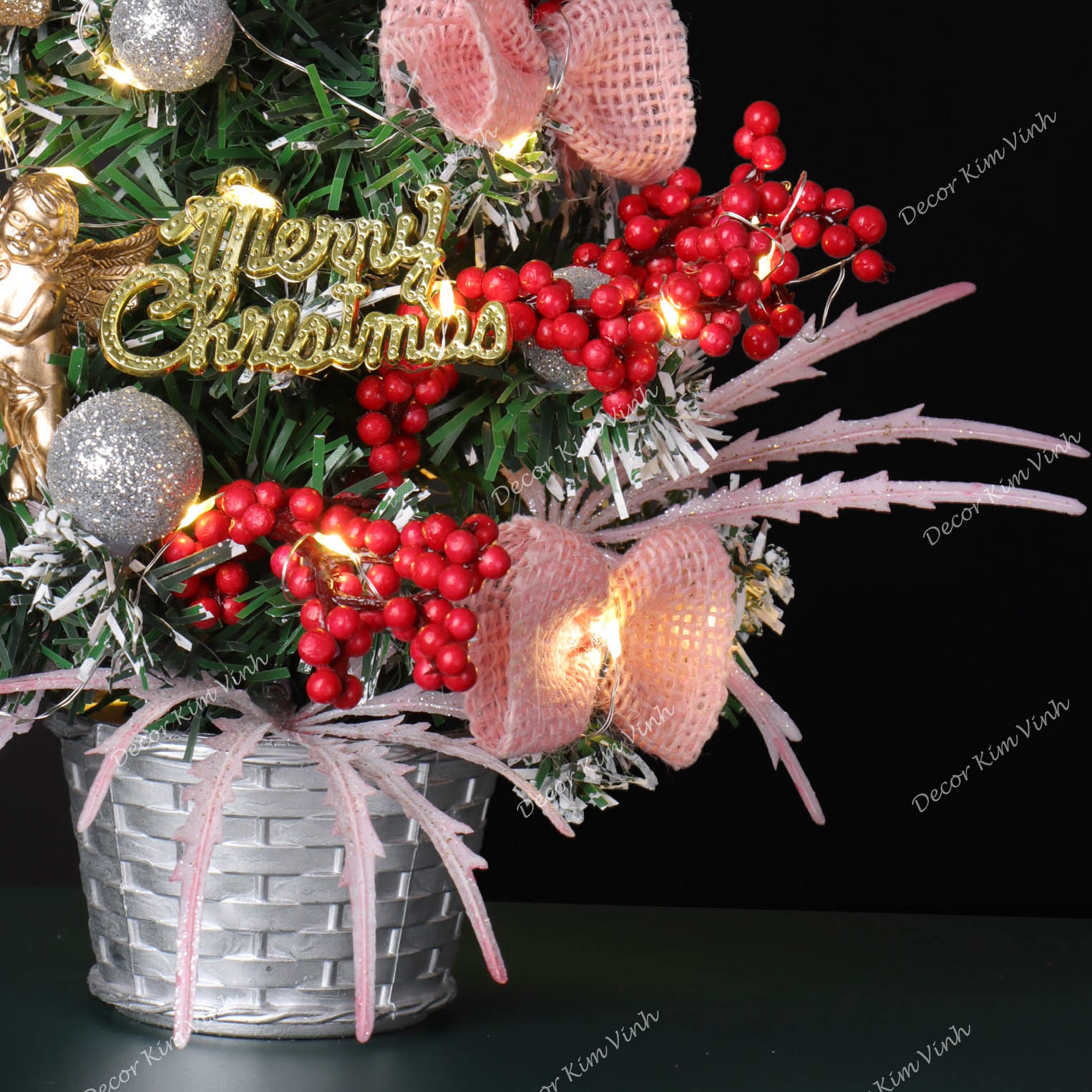 Cây Thông Nhí 3TN04 Cây Thông 30cm Trang Trí Giáng Sinh Cây Thông Noel