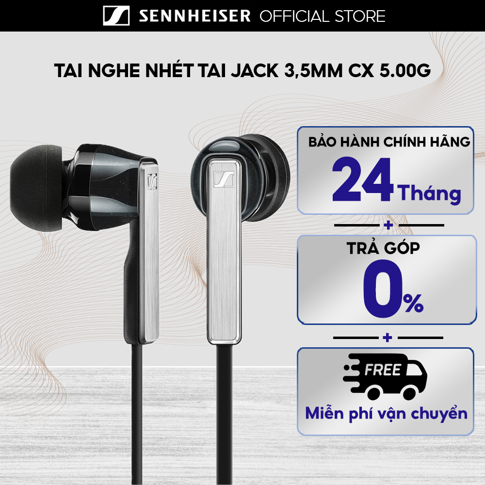 Tai nghe SENNHEISER CX 5.00G - Hàng Chính Hãng