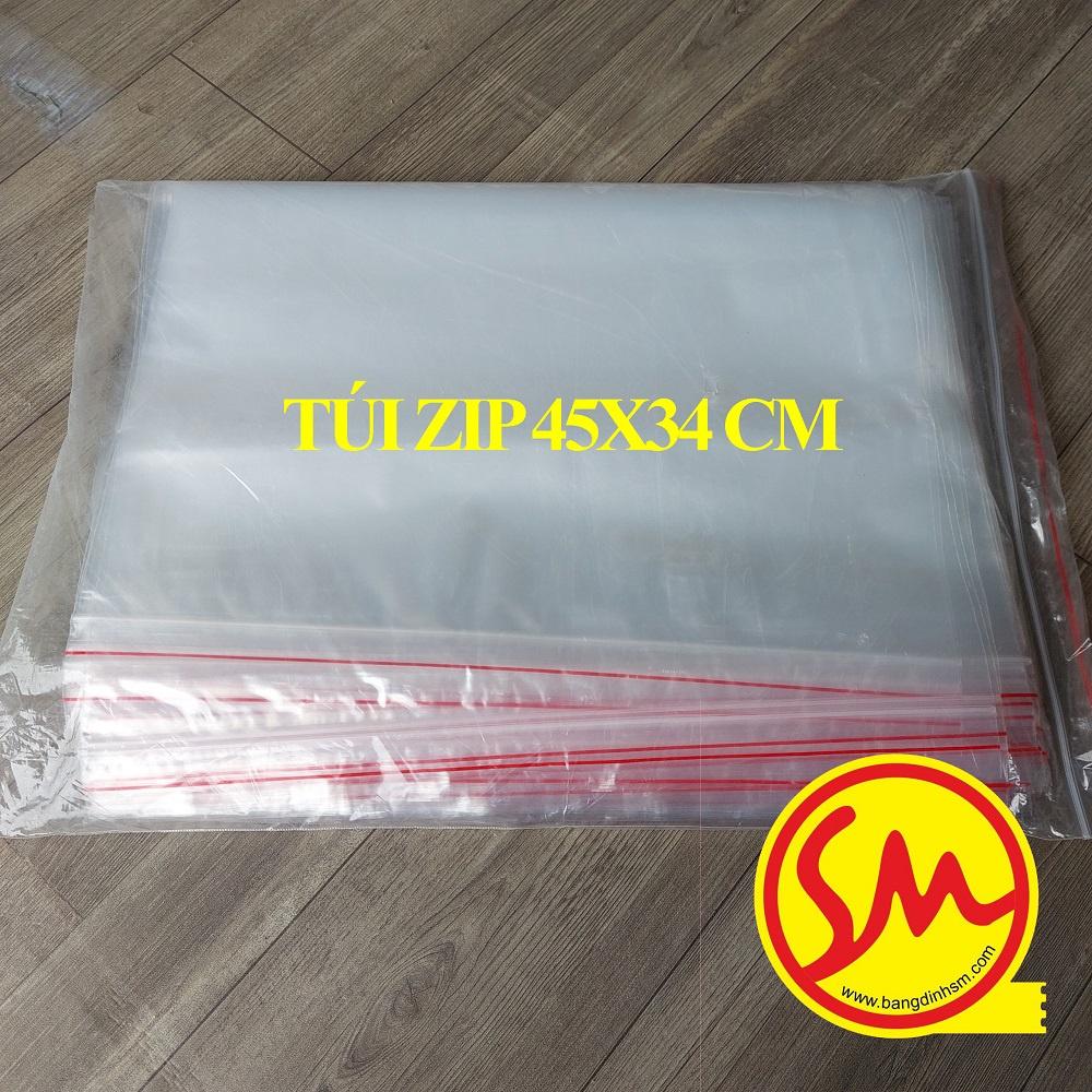 TÚI ZIPPER, TÚI ZIPPER CHỈ ĐỎ GIÁ RẺ size 45x34cm thích hợp để ĐÓNG GÓI SẢN PHẨM